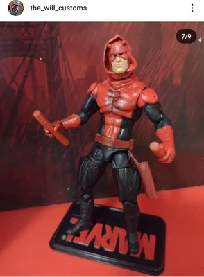 Figura de acción personalizada 3,75" 3 3/4 1:18 escala Daredevil Universo Marvel Foto 1 de 4
