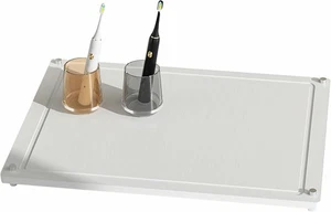 Ulsam Stein Trockenmatte für Küchentheke, Kieselgur wasserabsorbierend - Bild 1 von 8