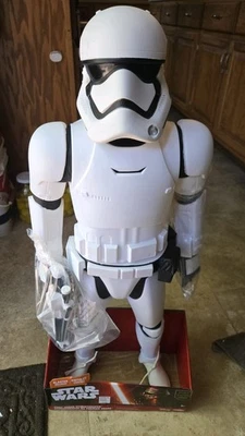 Star Wars First Order Storm Trooper Disney Blaster Giant 31" New Box Damage - Image 1 of 4