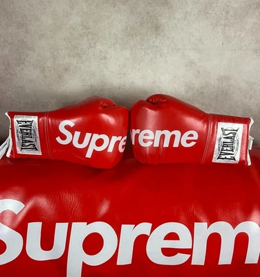 Guantes de Boxeo Supreme Everlast Guantes de Boxeo Rojos SS16 Mike Tayson Muhammad Ali Foto 1 de 4