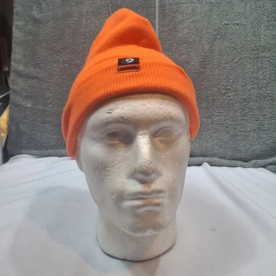 Gorro aislado roble musgo cazador naranja brillante sombrero para clima frío Foto 1 de 4