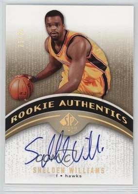 2006-07 SP Authentic Authentics Gold /25 Shelden Williams #126 Rookie Auto RC - Image 1 of 2