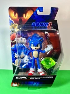 2025 JAKKS - Sonic the Hedgehog 3 (Movie)- SONIC THE HEDGEHOG w/ Master Emerald - Picture 1 of 8
