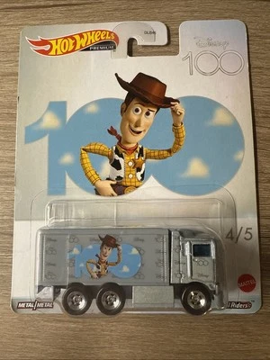 Camión Hot Wheels Premium Disney 100 2023 4/5 Toy Story Woody NUEVO Foto 1 de 2