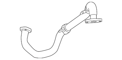 Tubo conector original Mercedes-Benz 642-140-21-08 Foto 1 de 2