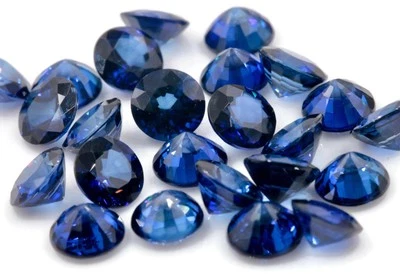 Natural Blue Sapphire Gemstone RD 7mm - Image 1 of 4