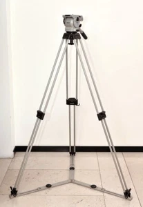 TESTA + TREPPIEDI PRO VINTEN VISION 8 + BORSA MANFROTTO - Foto 1 di 14