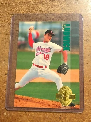 1993 Classic Four Sport Baseball # 287 Eric Ludwick RC - Image 1 of 4