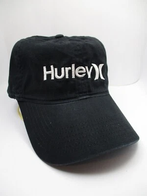 HURLEY YOUTH Gorra/Sombrero Negro Niños Niños LOGOTIPO Ajustable Auténtico Foto 1 de 4