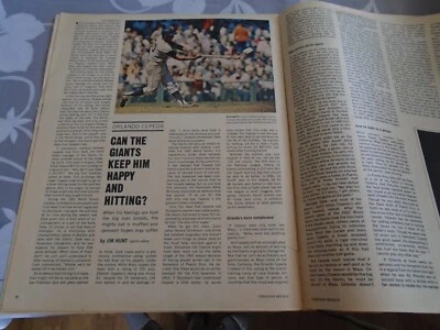 Artículos de la revista Star Weekly mayo 1964 Orlando Cepeda Jim Hunt pregunta Foto 1 de 2