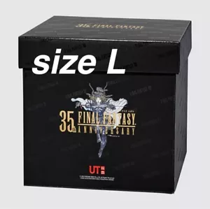 T-shirt FINAL FANTASY UNIQLO 35th Anniversary UT completa 16 set scatola L taglia Jp - Foto 1 di 3