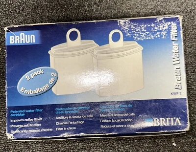 NUEVO reemplazo de filtro de agua para máquina de café Braun (KWF2 / KFT16) OEM Brita NOS Foto 1 de 4