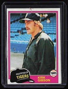 1981 Topps #315 Kirk Gibson Baseball RC Rookie Karte - Detroit Tigers - Bild 1 von 2
