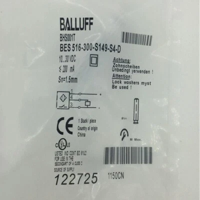 one New BALLUFF Proximity sensor BES 516-300-S149-S4-D Fast Shipping - Image 1 of 4