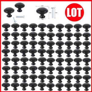 Cabinet Knobs Stainless Steel Bedroom Kitchen Drawer Cupboard Pulls Handles LOT - Picture 1 of 9