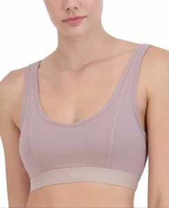 Steve Madden Women’s Ribbed Stretch Bralette SM02151 Size Small In Bark - Picture 1 of 1