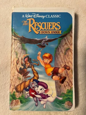 The Rescuers Down Under VHS ISBN 1-55890-142-6 Black Diamond Classics - Image 1 of 2