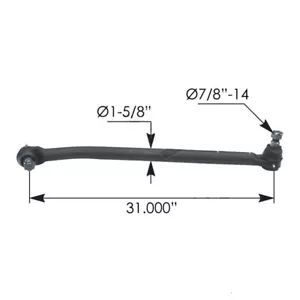 Drag Link 31.000in C to C Kenworth Part# L24VU8422A11, 463.DS5922A - Picture 1 of 1