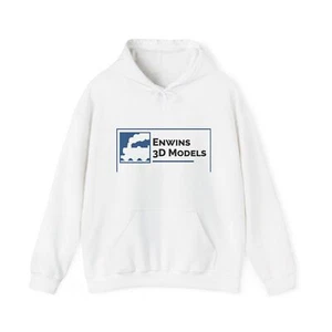 Enwins 3D Models Hoodie, Unisex Hooded Sweatshirt, 3D Graphic Pullover, Printed - Picture 1 of 5
