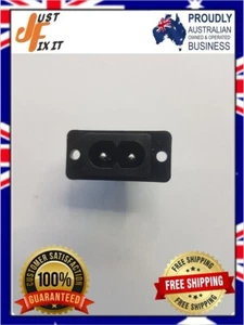 FIGURE 8 CHASIS SOCKET IEC C8, panel mounted, screw type, solder type terminals - Picture 1 of 6