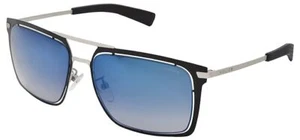 Police OFFSIDE 7 SPL 159 531X Black Aviator Blue Non-Polarized Unisex Sunglasses - Picture 1 of 4