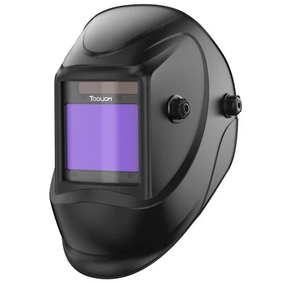 TOOLIOM Large View Auto Darkening Welding Helmet True Color Weld Mask Hood ARC TIG MIG