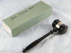 1971 JUDGES GAVEL ~ ENGRAVED SILVER WITH MASONIC SILVER AND BLUE PIN ATTACHED 