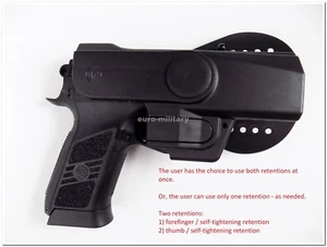 CZ 75 P-09 / DUTY Professional Service V2 Safety Modification Holster - PADDLE - Picture 1 of 9