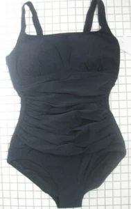 GOTTEX one piece swimsuit black size 6  NWT - Picture 1 of 6