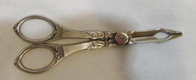 CISEAUX PINCE ANCIEN METAL ARGENTE 19ème - Photo 1/4