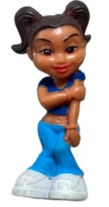 Lil Homies Shy Girl Figure #4 Rare Mini Hand Over Arm Ponytail - Picture 1 of 3