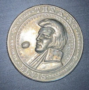 Elvis Presley Dollar 1935-1977 & 1878 Morgan Lady Liberty Commemorative Coin - Picture 1 of 4