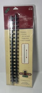 Vintage 1998 Lemax Village Collectibles 12" Extension Straight Tracks - Picture 1 of 2