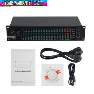 EQ-323 2U Dual 31-band Professional Graphic Equalizer Spectrum Digital Equalizer - Picture 1 of 7