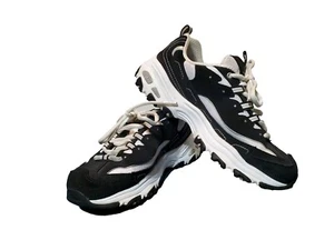 Skechers D'Lites weiß & schwarz Damenschuhe Größe 7,5 US weite Passform 37,5 EU - Bild 1 von 12
