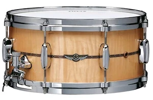 Tama Star Maple Snare Drum 14" x 5.5" - Gloss Natural Curly Maple/Chrom - Picture 1 of 1