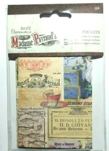 Docrafts Papermania Madame Payraud Scrapbook Cardstock Memory Pockets Pack of 5 - Picture 1 of 4
