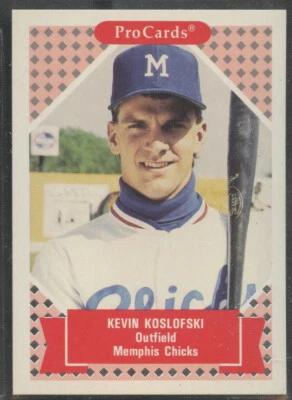 1991 ProCards Minor League #74 Kevin Koslofski Memphis Chicks - Image 1 of 2