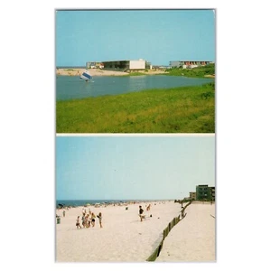 Dewey Beach Motels - Vintage Postkarte - Silver Lake - Sea Strand - Hobo Beach - Bild 1 von 2