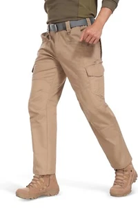 Men's Waterproof Rip-Resistant Tactical Pants with 9 Pockets for Hiking, 38W/34L - Picture 1 of 5
