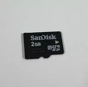 SanDisk 2GB Micro SD Flash Memory Card For Android Smartphones Tablet - Picture 1 of 9
