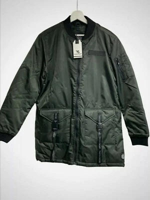 Chaqueta ligera para hombre Twisted Soul caqui precio de venta sugerido por el fabricante £45 talla S Foto 1 de 4