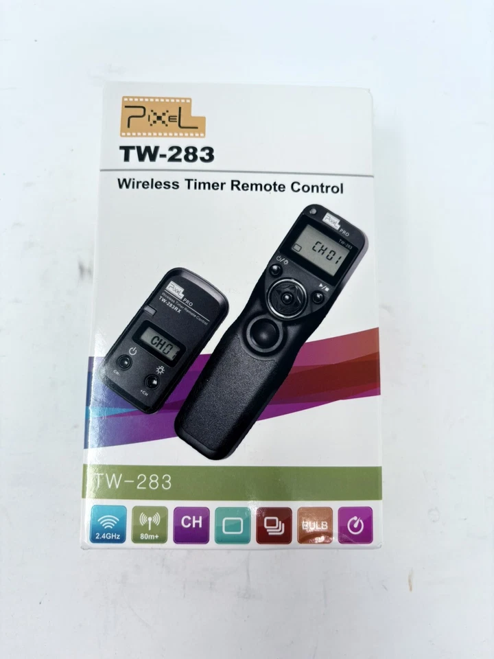 For Sony S1 Pixel TW283 Shutter Wireless Delay Remote Control SLR Shutter Flashe - Image 1 of 1