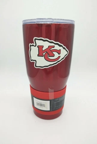 Kansas City Chiefs Tumbler Cup travel Mug stainless 30 oz red hot cold insulated Cover