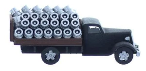N scale BEER KEG Truck 1930-40s Era Painted layout Ready 1/160 vehicle - Picture 1 of 1