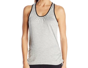 GG Blue Luxe Sport Women's Charity Golf Tank Top Light Gray Black Trim Size XS - Picture 1 of 2