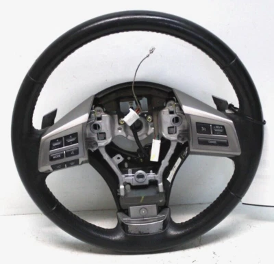 2012-14 SUBARU LEGACY OUTBACK VOLANTE REMO DE COURO FABRICANTE DE EQUIPAMENTO ORIGINAL P/N 34312AJ06BVH - Imagem 1 de 4