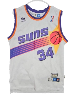 Charles Barkley Phoenix Suns Hardwood Classic Adidas Jersey Vintage 90s Large X2 - Image 1 of 4