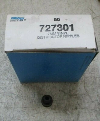 New BOX OF 50 POWERPATH 727301 7mm Spark Plug Wire Distributor Nipples NOS - Image 1 of 3