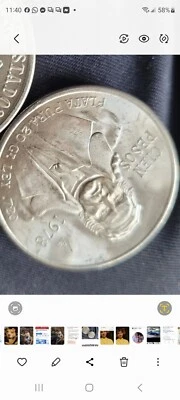 moneda de plata de México de 100 pesos Foto 1 de 4